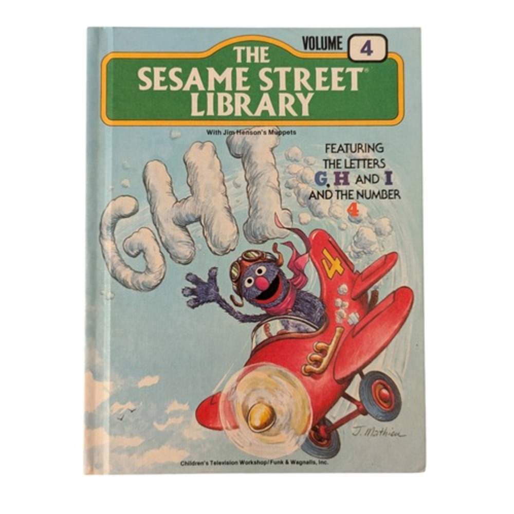 1978 The Sesame Street Library Volume 4 With Jim Henson's Muppets 11inch